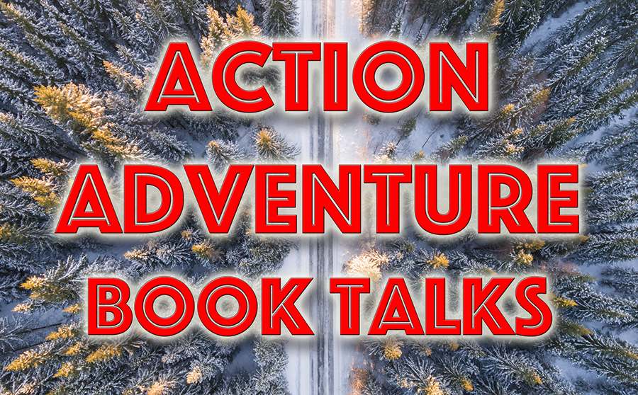 Link to action adventure book talks on YouTube