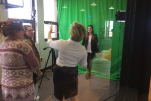 The LMC now has two green screen studios to help your students and class groups create their multimedia projects even faster. Paired with a dozen Macintosh computers in our editing suites, students can create nearly any sort of movie project as part of your class curriculum. The LMSs can guide students through the process, assist with editing, and load the student projects onto our YouTube channels, a jump drive, or an old-school DVD.